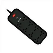 8 Out Surge Protector With Master Switch