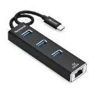 Type-C To USB 3.0 With Gigabit Ethernet Adapter